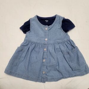 Jumper Dress And T-shirt By Carter's, Size 24M